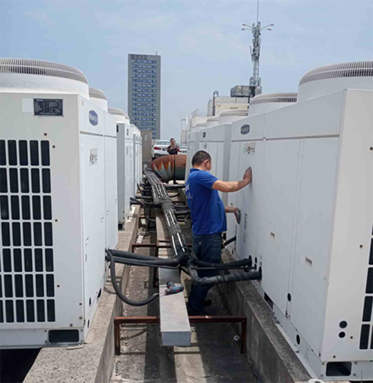 浦东中央空调制热和不制冷系统维修方法